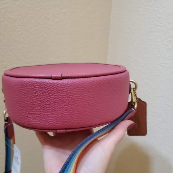 Coach Kia Circle Crossbody In Colorblock - Picture 10 of 12